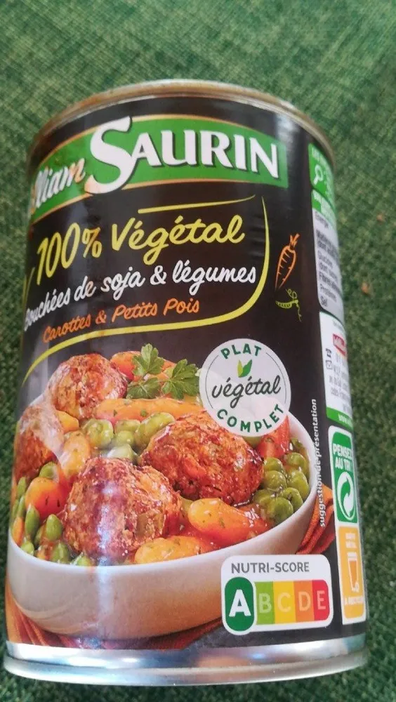 Bouchées de soja et légumes