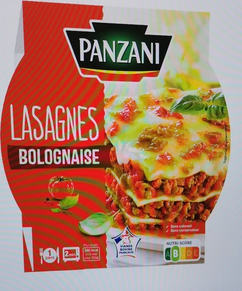 Lasagnes bolognaise