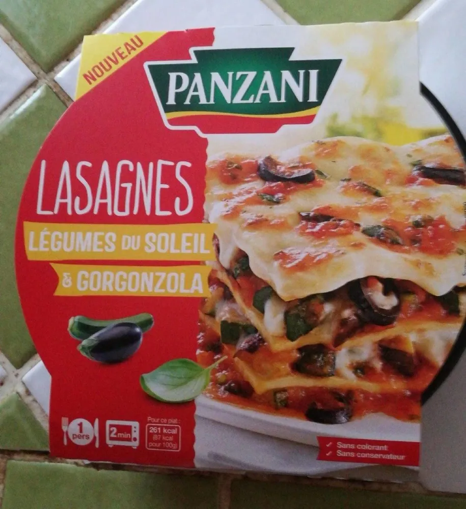Lasagnes légumes du soleil et gorgonzola