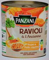 ravioli a l'ancienne poulet petit légumes