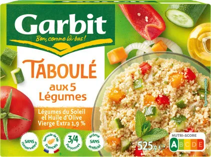 Taboulé aux 5 légumes