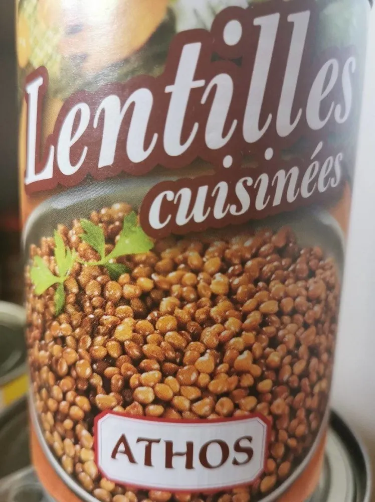 Lentilles cuisinées