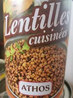 Lentilles cuisinées