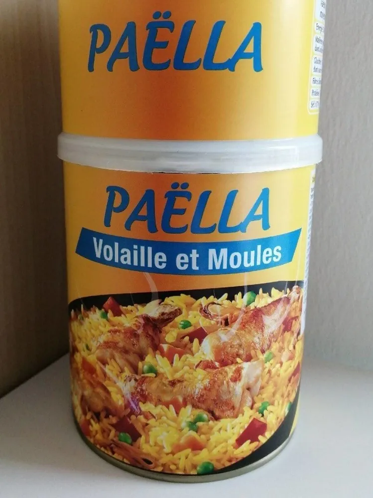 Paëlla vollaile et moules