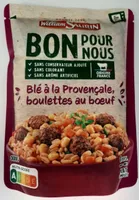 Blé à la provençale, boulettes de bœuf