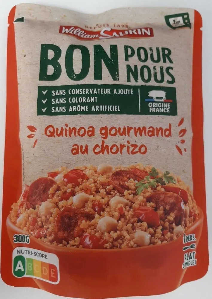 Quinoa gourmand au chorizo