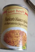 Haricots blancs cuisinés et charcuteries façon cassoulet