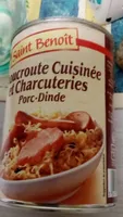 Choucroute cuisinée et charcuterie
