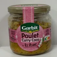 Poulet Curry Coco riz blanc