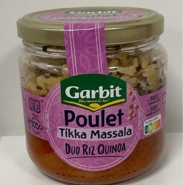 Poulet Tikka Massala duo riz quinoa