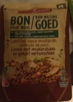 Lentilles et émincés de porc
