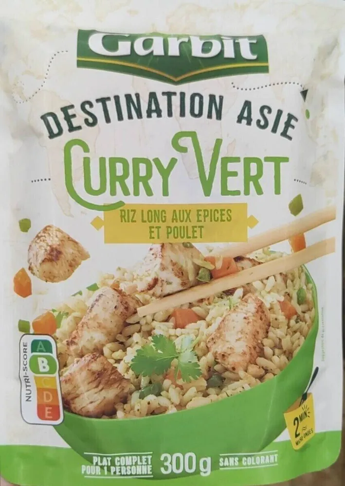 Destination Asie Curry Vert