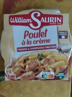 Poulet à la crème torsades & champignons forestiers