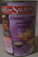 Pommes de terre sauce Kebab poulet