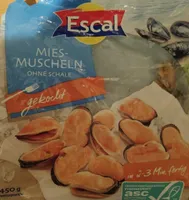Miesmuscheln ohne Schale