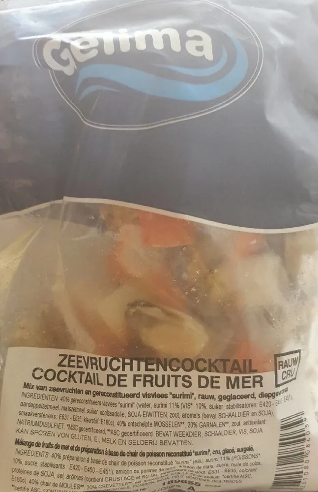 Cocktail de fruits de mer