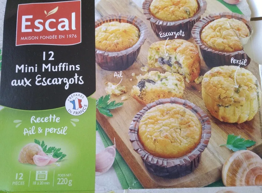 12muffins aux escargots
