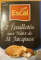 2 Feuilletés aux noix de st jacques