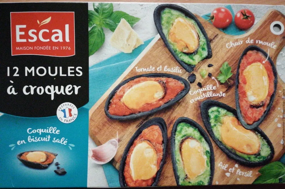 12 moules à croquer