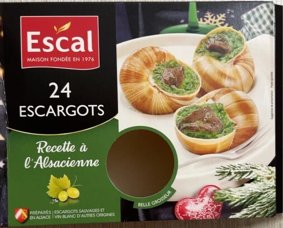 24 ESCARGOTS Recette à l'Alsacienne