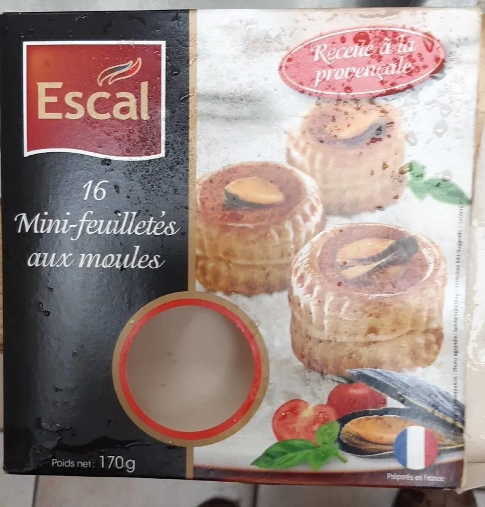 Mini feuilletés aux moules