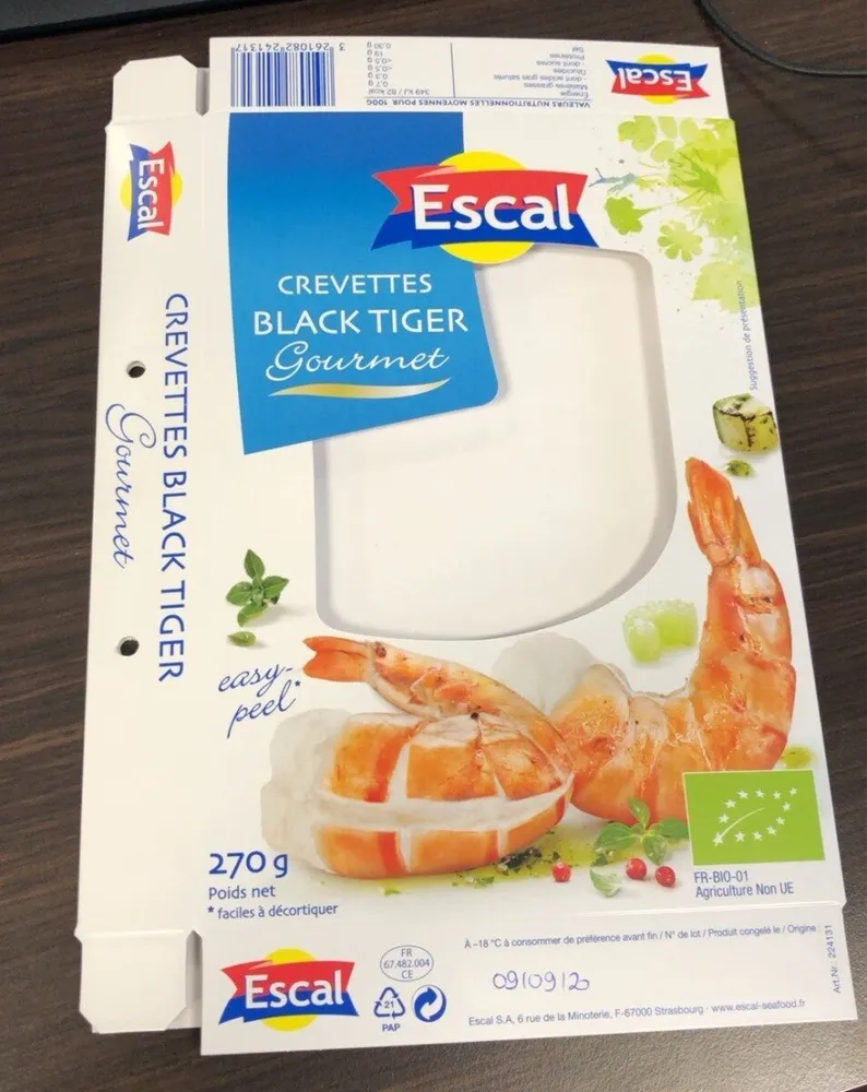 Crevettes Black Tiger