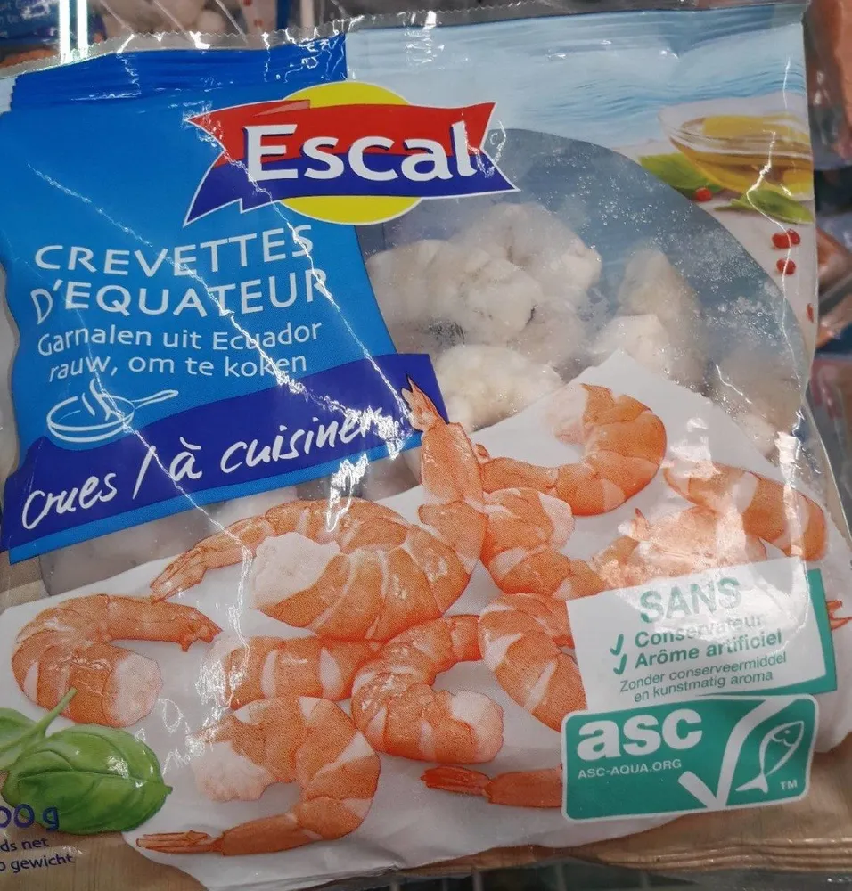 Crevettes d'equateur
