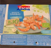 Queues de gambas bio décortiquées crues