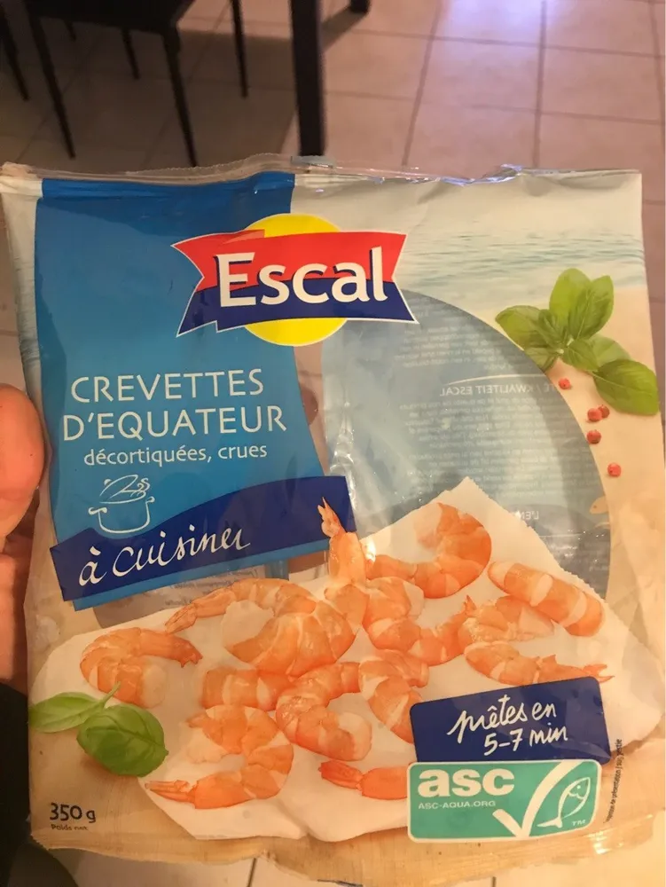 Crevette d’equateur decortiquees crues