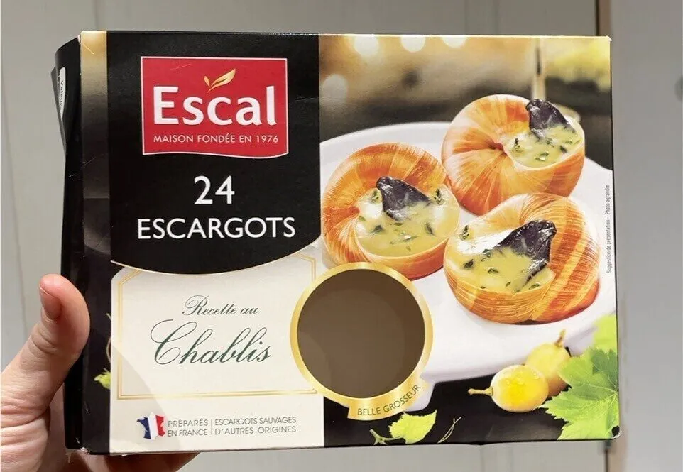 24 ESCARGOTS Recette au Chablis