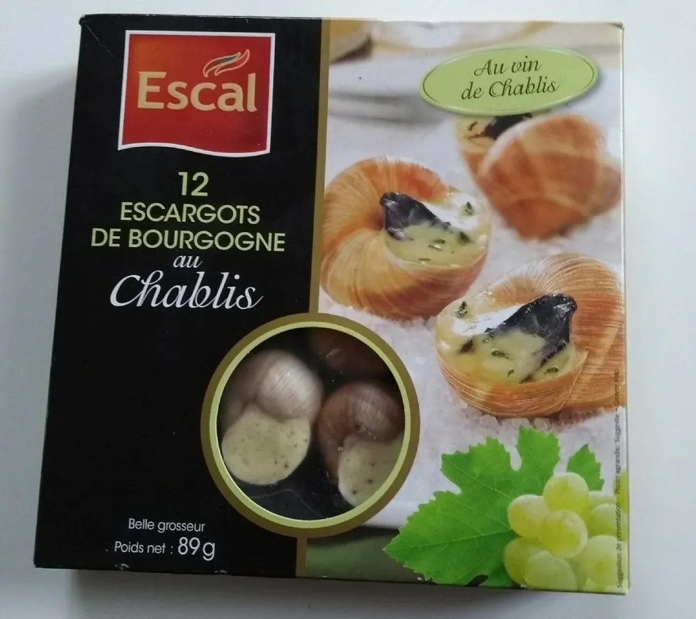 12 Escargots de Bourgogne au vin de chablis