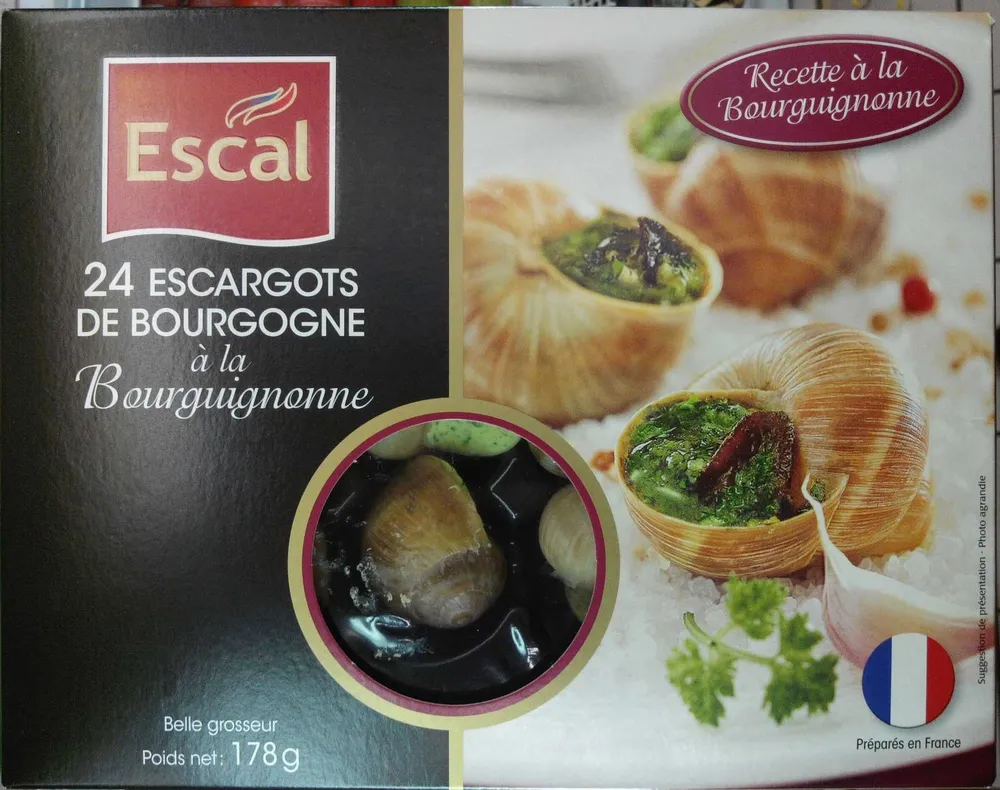 24 escargots de Bourgogne à la bourguignonne