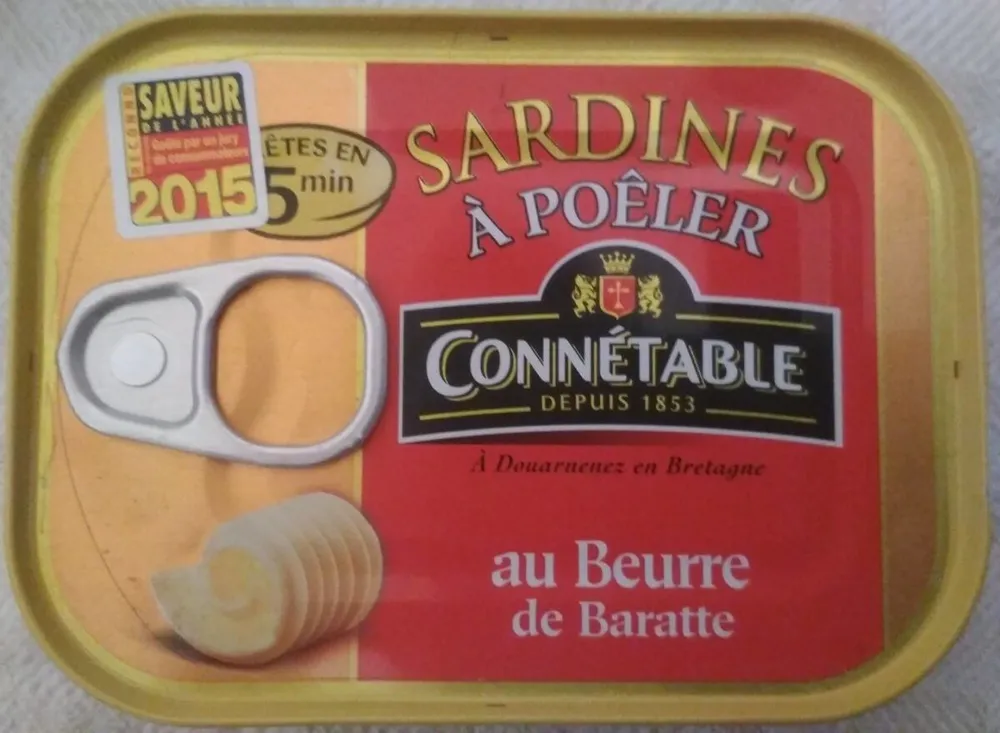 Sardines à poêler au beurre de baratte