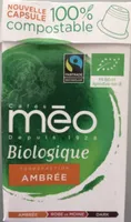 Café biologique torréfaction ambrée
