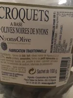 Croquets olives de nyons