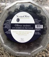 Olives noires aux herbes de provence