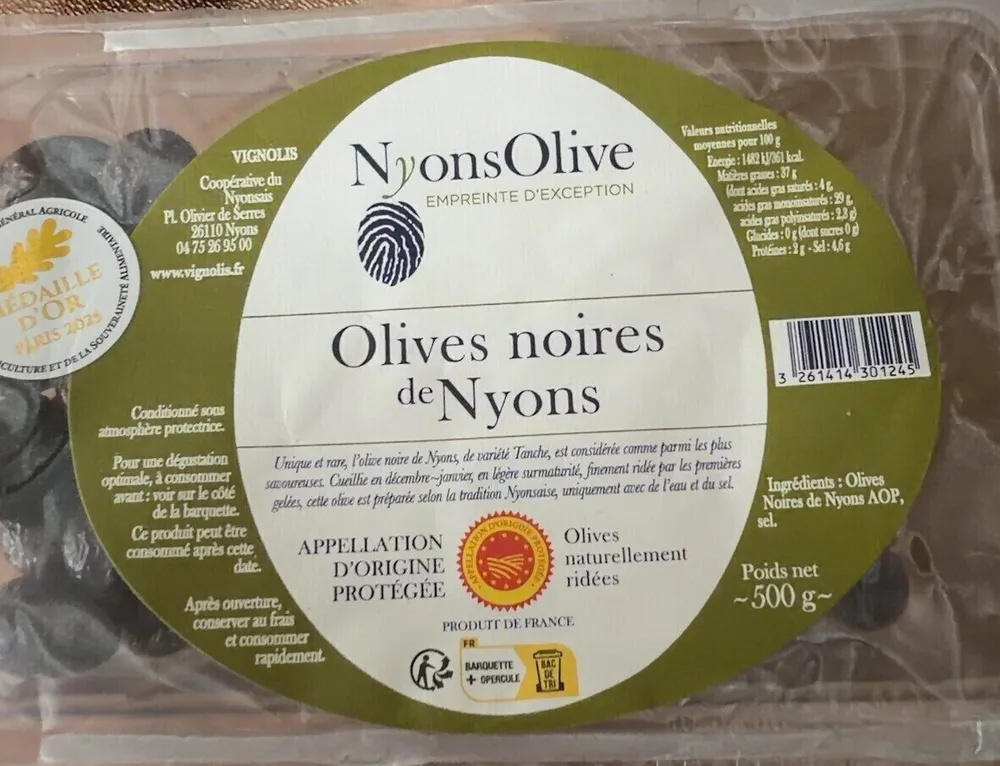 Olives noires de nyons