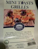 Mini toasts grillés