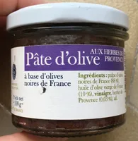 Pate d'olive aux herbes de provence
