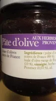 Pâte d'olives aux herbes de Provence