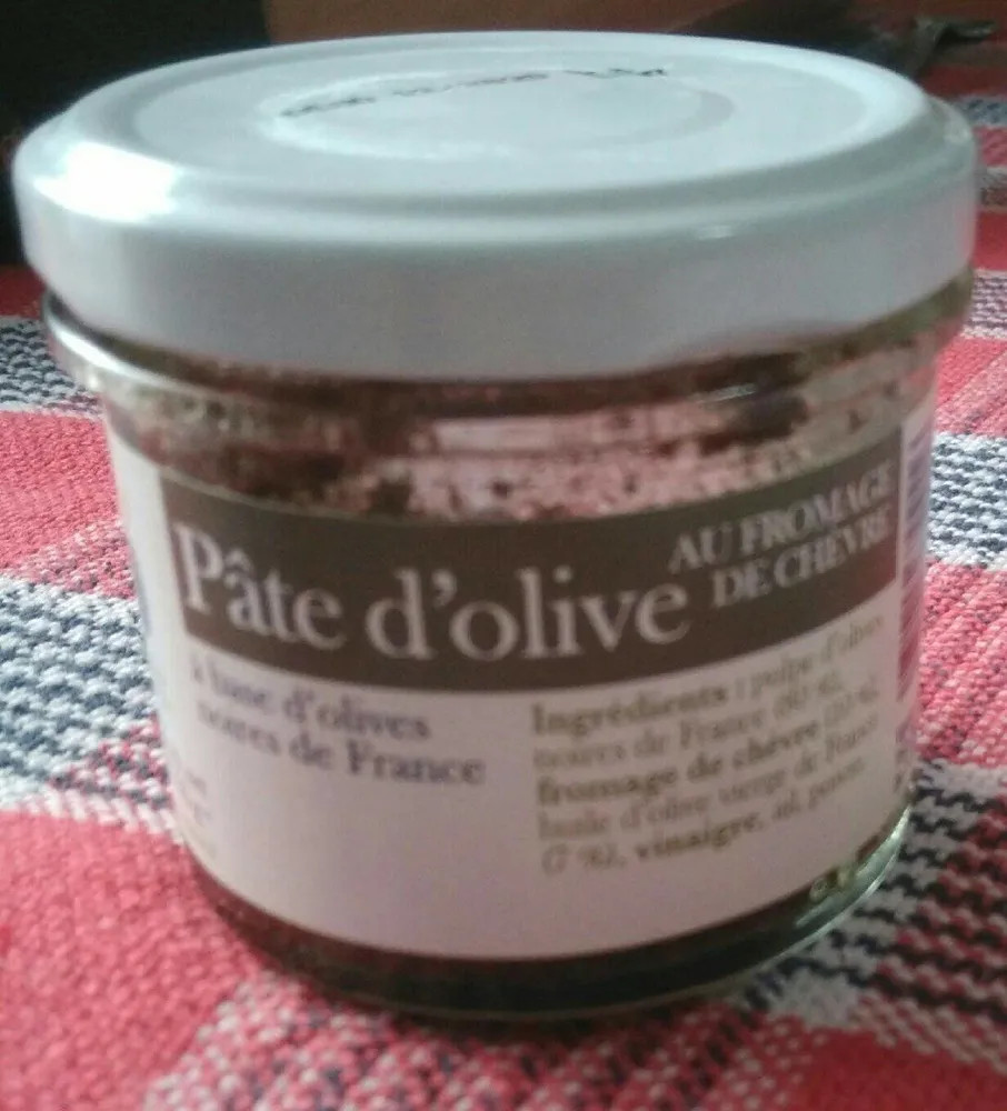 Pâte d'olive au fromage de chèvre
