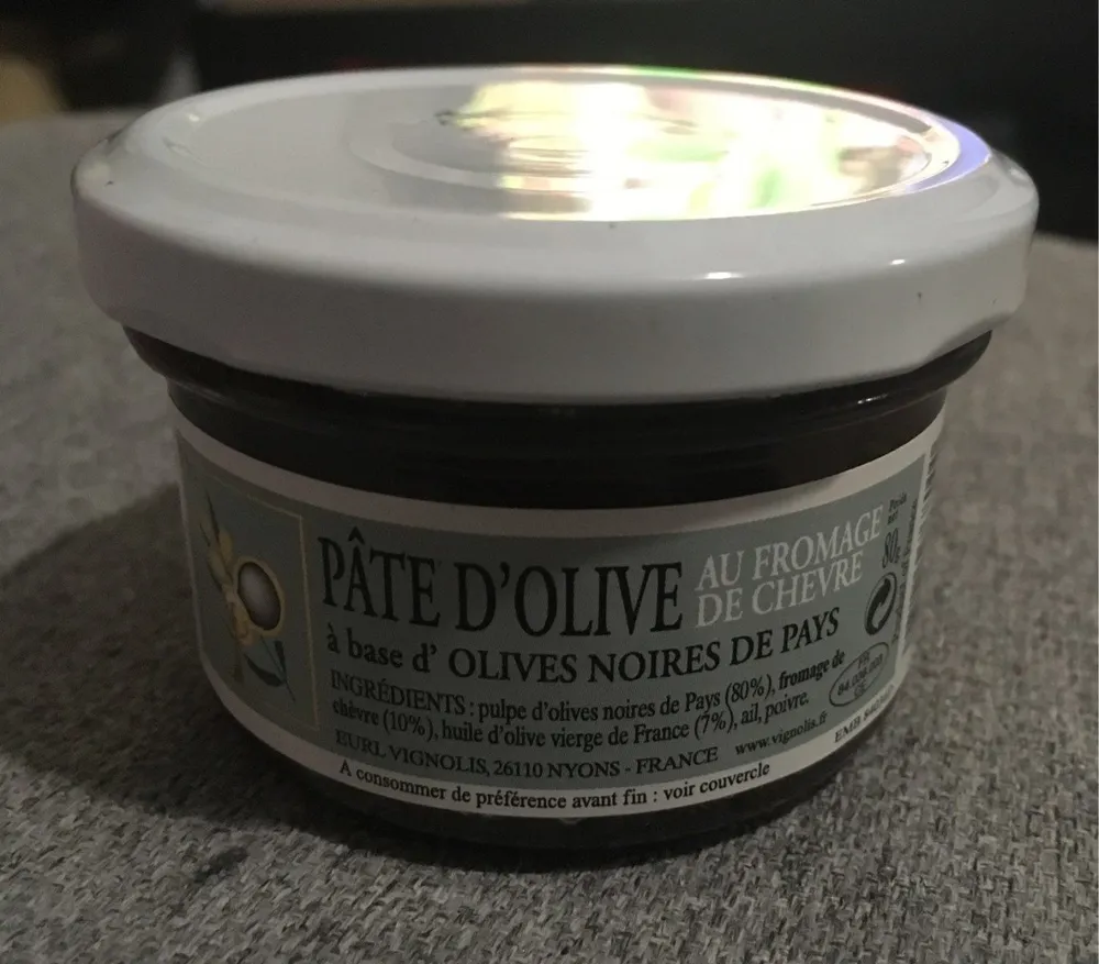 Tapenade noire au fromage de chèvre