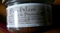 Pâte d'olive aux herbes de Provence