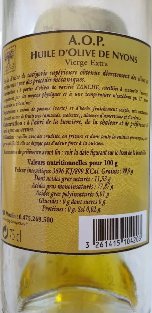Huile d'olive de Nyons