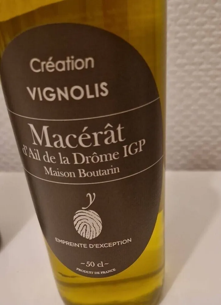 Macérât d'ail de la Drôme igp