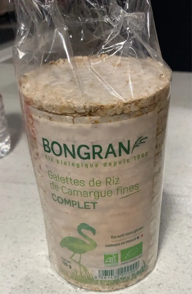 Galettes de riz de camargue fines complet