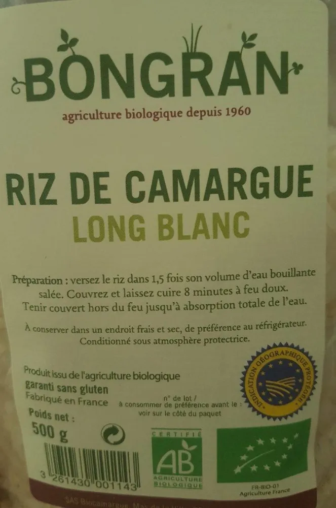 Riz Long Blanc De Camargue