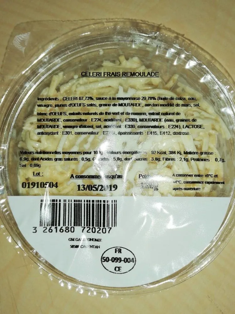 Céleri frais rémoulade