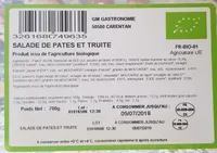 Salade de pâtes et truitz