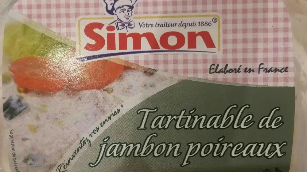 Tartinable jambon poireaux